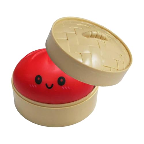 Image of Dumpling Ball Cute Funny for Playing Birthday Gifts Halloween Project Red
