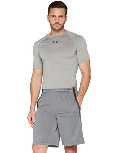 Under Armour Men's Tech Mesh Shorts, Steel (035)/Black, Medium