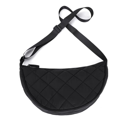 Medium Puffer Crossbody Bags for Women Quilted Puffer Crossbody Purse Puffer Travel Purses Shoulder Bag