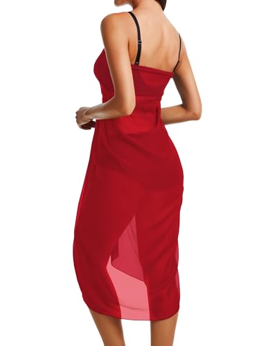 Image of CHICGAL Sarong Wraps Swimsuit Coverup for Women Bathing Suit Cover Up Summer Bikini Beach Swimwear 2026