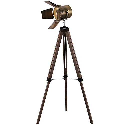 LANMOU Lámpara de Pie Industrial Vintage