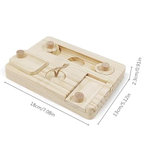 Jouets fourragers de lapin hamster rongeur sniffer game interactif - 6