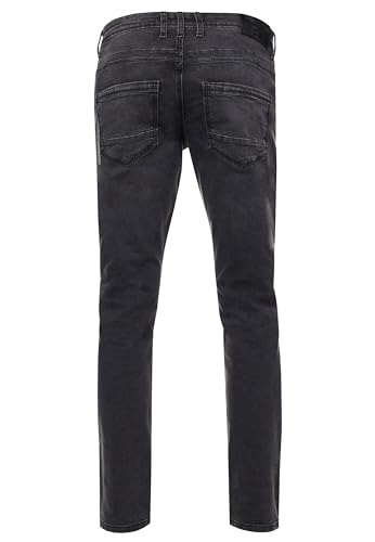 Pantalon jean usé slim fit en coton premium et finitions soignées Rusty Neal
