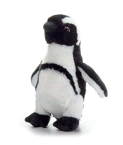 The Petting Zoo African Blackfoot Penguin Stuffed Animal Plushie, Gifts for Kids, Scoopz Zoo Animals, Penguin Plush Toy 8 Inches