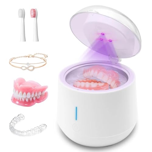Máquina de limpieza ultrasónica UV para prótesis, alineadores, retenedores, tanques blanqueadores, protectores bucales, máquina de limpieza ultrasónica para todos los aparatos dentales