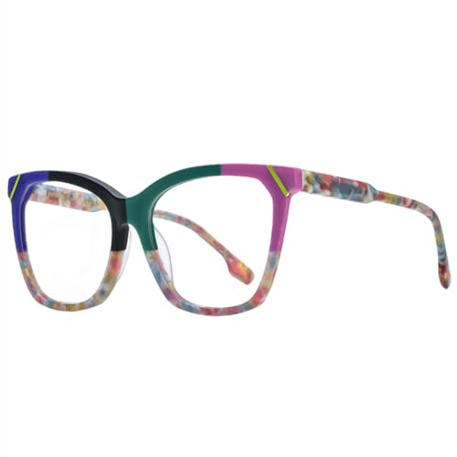 Lunettes en acétate monture femmes hommes mode carrées - Style MUTYNE unisexe