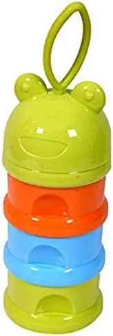 Ganpati Enterprises 3 Layers Portable Spill Proof Plastic Milk Powder New Born Baby Food Storage Container (Multi_1)-image-18