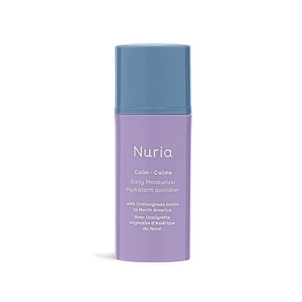 Nuria - Calm Daily Moisturizer for Face, Fragrance-free Face Moisturizer for Sensitive Skin, With Cotton Grass, Shea Butter, and Cocoa Butter, 30mL/1 fl oz