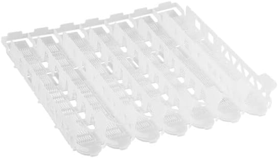 7 Lane Gravity Feed Bottle Organizer, Clear Plastic, 28 5/8" x 28 1/8", 49 Bottle Capacity, for 32 oz Bottles