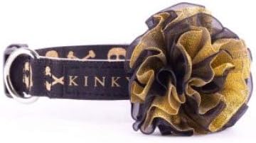 Kinky Dog and Cat Flower Collar - Cute Puppy and Kitten Floral Costumes - Pet Birthday Party Decorative Accessories - Small, Medium,…