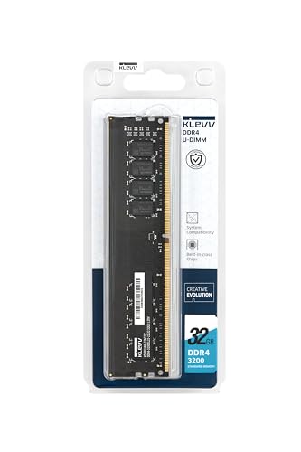 Image of KLEVV DDR4 32GB (1x32GB) 3200MHz CL22 1.2V UDIMM Desktop Ram Memory SK Hynix Chip (KD4BGUA80-32N220A)