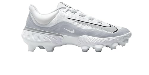 Nike Alpha Huarache Elite 4 Chaussures de baseball en métal pour homme DJ6521, gris, 41 EU