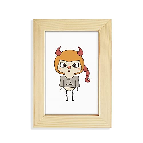 Cadre photo Scorpion Constellation Luck idéal pour décorer une table de chevet