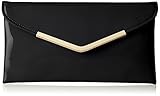  L.CREDI Damen Klara Clutch Schwarz (schwarz)