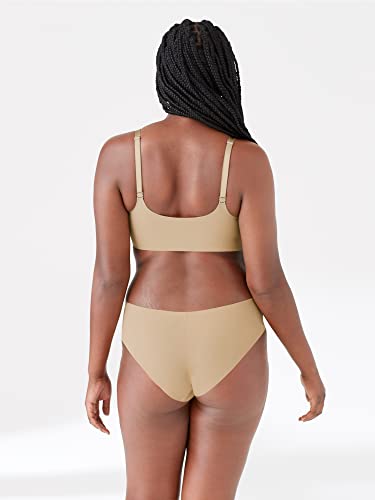 True & Co Women's True Body Triangle Convertible Strap Bra2