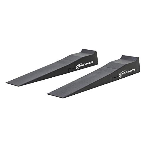Race Ramps Two-Piece Service Ramps for Low Cars, 8 in Lift, 72 in, Pair