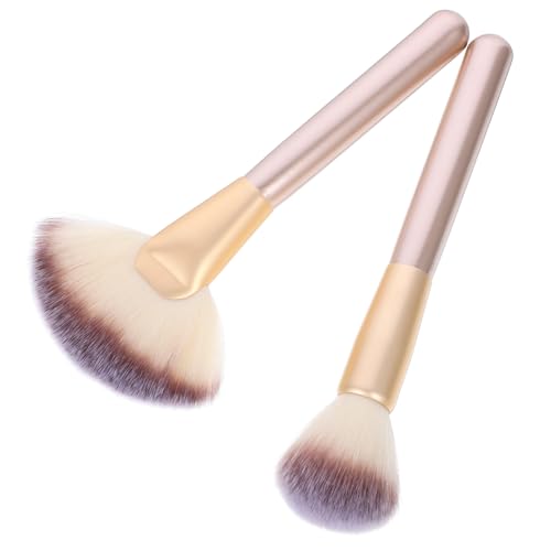 Mikinona Makeup Brush Set for Blush Powder Highlighter Soft Nylon Bristles Wooden Handle Multipurpose