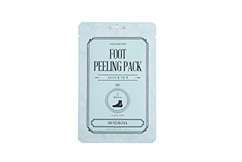 Kocostar Foot Peel Mask Pack, Spa Treatment Foot Mask for Dry Cracked Feet, Korean Beauty Exfoliating Foot Mask, Moisturizing Botanical Extracts for Soft Feet -1 Pair