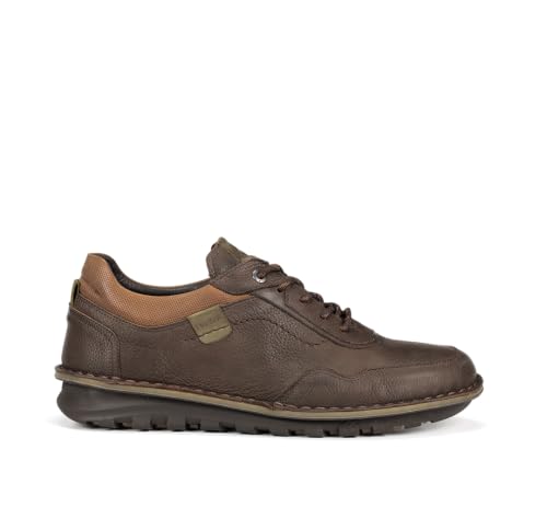 Zapatos de piel Fluchos F2259 Guinea Café para la oficina y el día a día