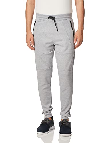 Wt02 Men's Premium Jogger With Warmer, Softer, Breathable Power Fleece, Heather Grey, Medium #TOP11