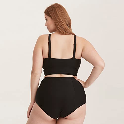 Bikini swimwear plus size à imprimé floral de plage tendance
