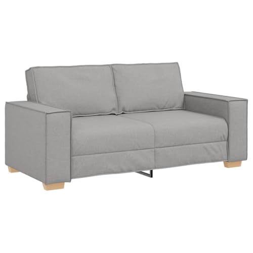 Genérico wenjingqi Sofá de 2 plazas de Tela Gris Nube, 140 cm,4104988