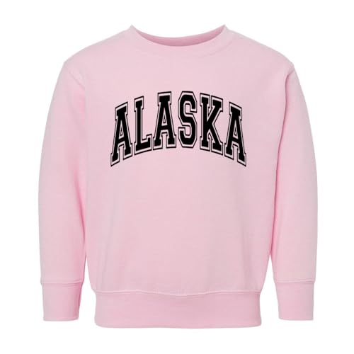 Arch Alaska Kids Sweatshirt Toddler 5T Pink