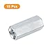 uxcell 15pcs M14x19x45mm Coupling Nuts - Galvanized Carbon Steel Hex Threaded Rod Coupler for Furniture, Electronic, Industrial