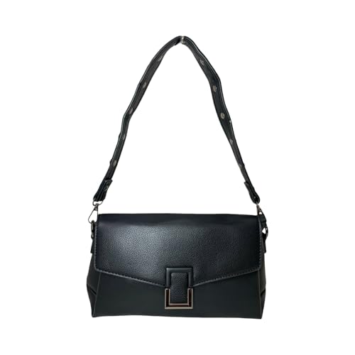 Bolsa Feminina Transversal Baguete Tiracolo De Ombro Pequena (preto)