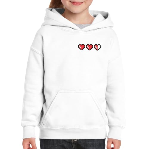 Hoodie premium enfant retro gaming aux finitions soignées