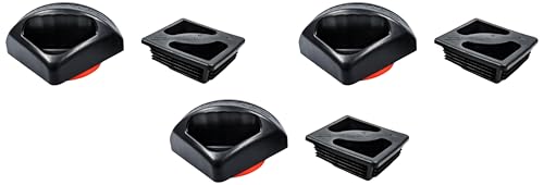 Image of Camco 40310, Magnetic RV Bumper Cap | Features Heavy-Duty Neodymium Magnets, Small Airflow Vent Holes, and Includes a Bonus No-Insect Bumper Cap (Pack of 3)
