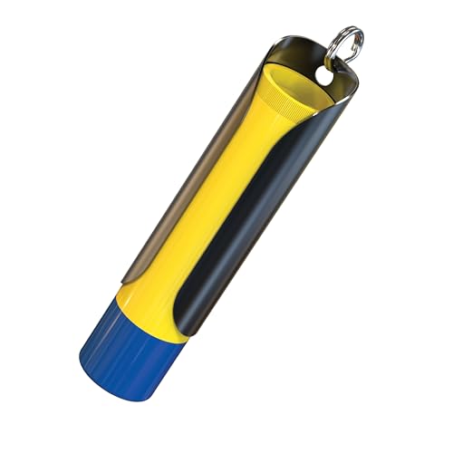 Image of Lip Balm Holder Keychain, Stainless Steel Sleeve Made In USA