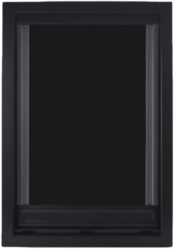 ペットドア、大型犬用マグネット自動閉鎖ドア双方向セキュリティアクセサリー (黒,M)