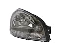 EDA PREMIUM auto Scheinwerfer Rechts 92104-2E020 passend für HYUNDAI TUCSON 2005-2009, ohne Motor, elektrisch, grau, H4, ECE