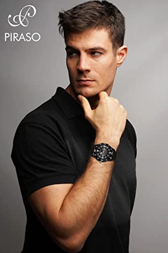 Image of PIRASO Analog Day and Date Working Display MESH Strap Watch for Men & Boys