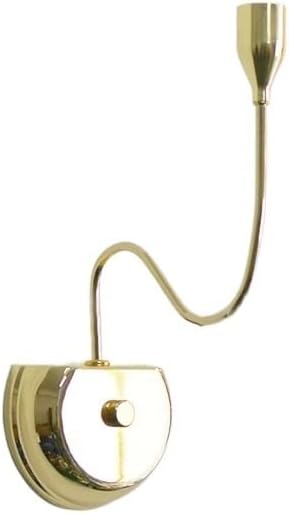 Candlestick Hanging Wall Sconce Scented Candle for Wall Decoration Gold Candle Holder Craft Candle Holder (Color : A)