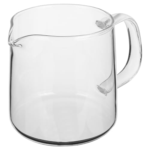 NIYANGLE Jarra Cafetera de Vidrio Borosilicato Resistente al Calor 400 Ml para Café Hecho y Goteo, Servidor Transparente para Preparar y Café en Casa