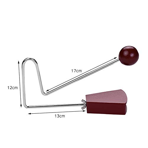 Muslady Wooden Beat Vibraslap Vibra Slap for Children Kids Educational Musical Hand Percussion Instrument Sound Effects - Thumbnail 4