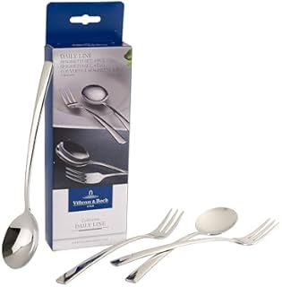 Villeroy & Boch - Daily Line Specials zestaw do spaghetti, 4-częściowy, 26,5 x 8,5 x 3 cm, stal nierdzewna, nadaje się do mycia w zmywarce