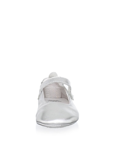 Old Soles Kid's Gabrielle Mary Jane, Silver Leather, 21 M EU/5 M US Toddler2