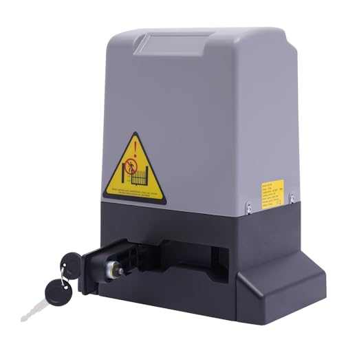 Abridor automático de puerta corredera con mando a distancia y llave, juego de 1600 kg, motor de puerta corredera, con mando a distancia y llave, 750 W