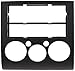 Metra Electronics 99-7012 Single or Double DIN Installation Kit for 2004-2007 Mitsubishi Galant with Automatic Climate Control, Black