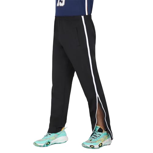 BWBIKE Herren Trainingshose Tear-Off Reha-Hose mit durchgehendem Seitenreißverschluss Outdoor-Trainingsanzug Casual Athletic Workout Jogginghose