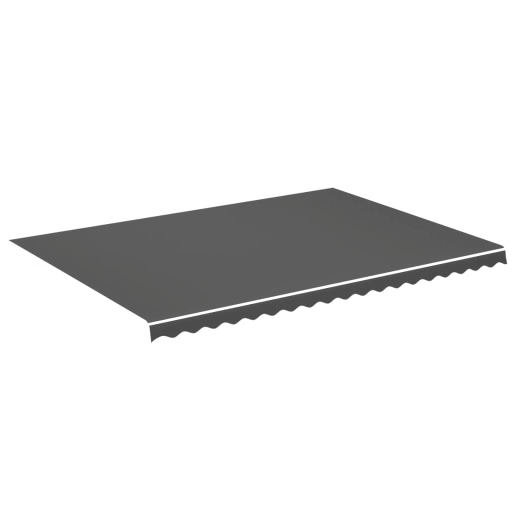 Tomostar Toile de Remplacement Store Banne, Toit de Rechange Tissu de Remplacement pour Auvent Anthracite 5x3,5 m