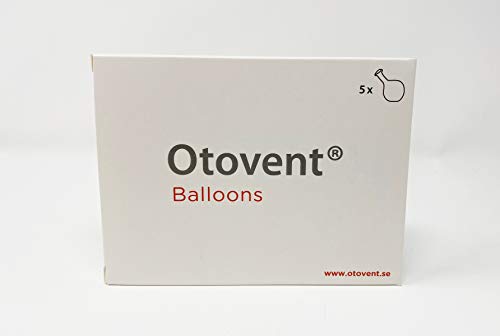 5 globos de repuesto Otovent. Tratamiento para Pegamento Oído u Otitis Media con Efusión