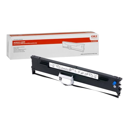 Ruban encreur OKI 4Mio signs noir en nylon robuste pour Microline 6300