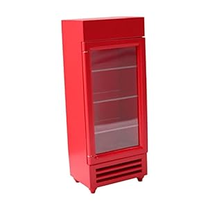 Abaodam Gesimuleerde Koelkast Speelgoed Miniatuur Houten Micro-scène Diepvries