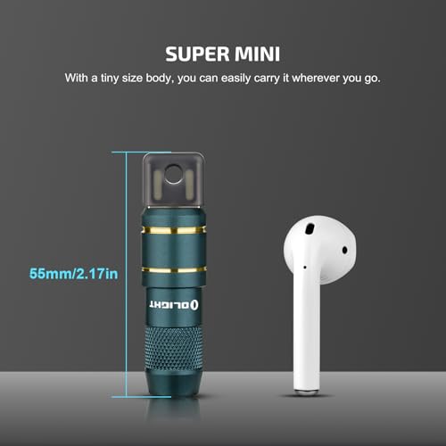 Image of OLIGHT IMINI 2 EDC Rechargeable Keychain Flashlight, 50 Lumens Compact and Portable Mini LED Keyring Lights with Built-in Battery Ideal for Everyday Carry and Emergencies (Dream Blue)