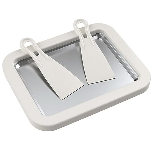 Rodillos de helado hechos a mano con manivela única para hacer helados 2 palas de cocina DIY...