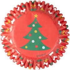 Standard Baking Cups-Christmas Traditional Tree 75/Pkg